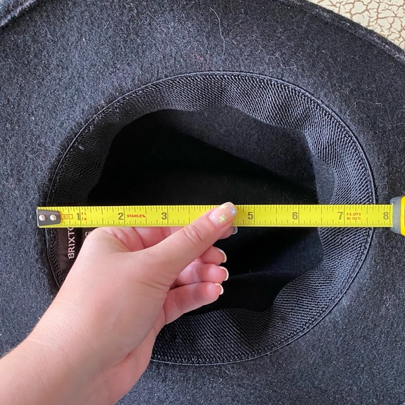 Brixton Black Wool Mesa Fedora Western Hat main image 5